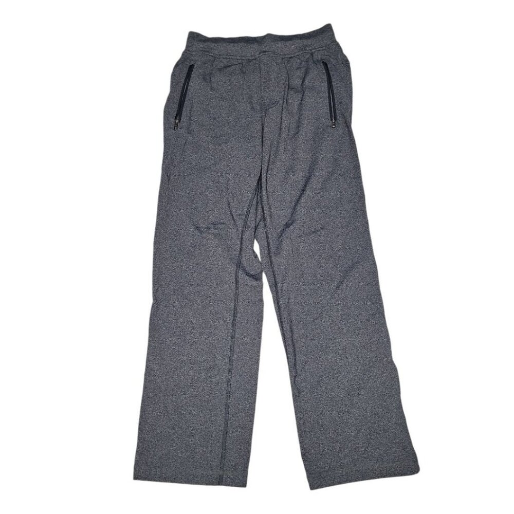 Lululemon Reflective‎ Sweat Pants Jogger Gray Mens Small Zip Pockets Athletic